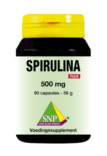 SNP Spirulina 500mg puur (90 Vegetarische capsules)