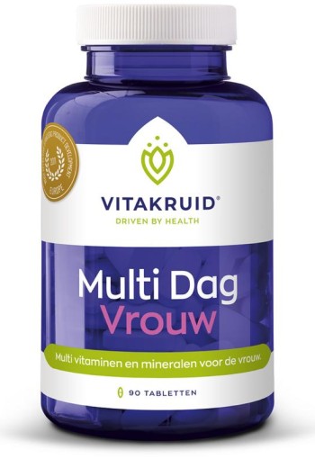 Vitakruid Multi dag vrouw (90 Tabletten)