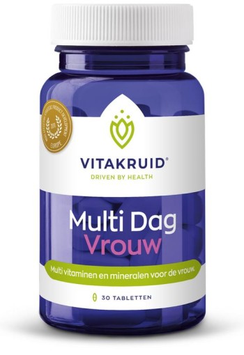 Vitakruid Multi dag vrouw (30 Tabletten)