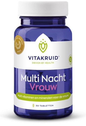 Vitakruid Multi nacht vrouw (30 Tabletten)