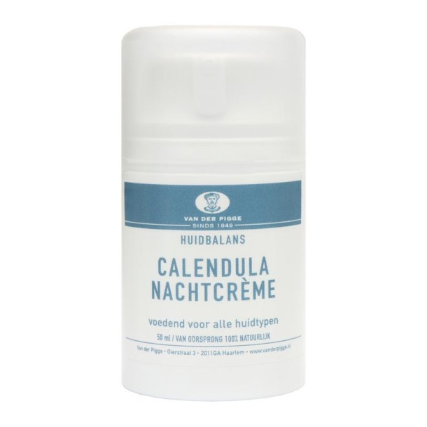 Van der Pigge Huidbalans nachtcreme calendula (50 Milliliter)