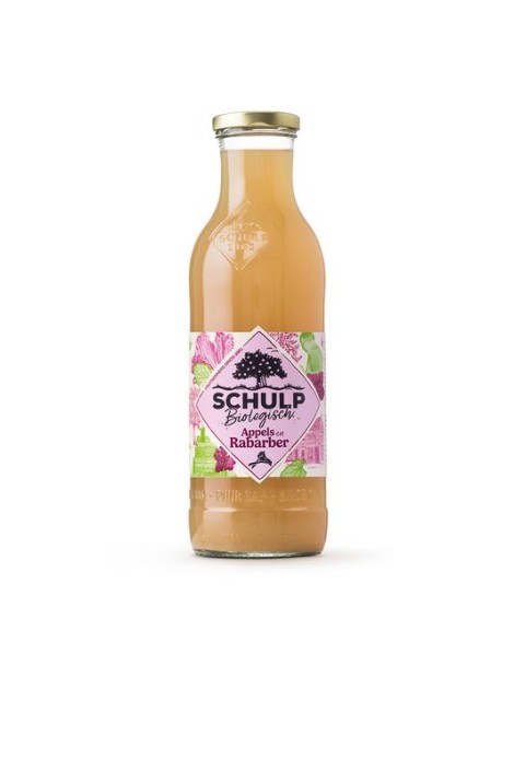 Schulp Appel & rabarbersap bio (750 Milliliter)