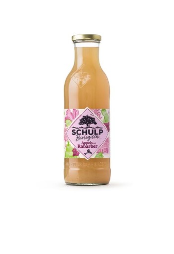 Schulp Appel & rabarbersap bio (750 Milliliter)