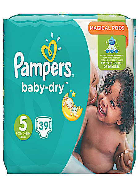 Pampers Baby dry maat 5 voordeelpak 39 stuks