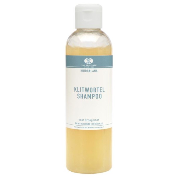Van der Pigge Huidbalans shampoo klitwortel droog haar (200 Milliliter)