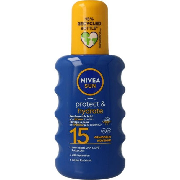 Nivea Sun protect & hydrate zonnespray SPF15 200 Milliliter