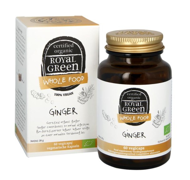 Royal Green Ginger bio (60 Vegetarische capsules)
