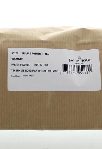 Jacob Hooy Inuline (1 Kilogram)
