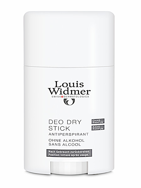 Louis Widmer Deo Dry Stick Antiperspirant zonder parfum Deodorant Stick 50 ml
