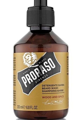 Proraso Baard shampoo wood & spices (200 Milliliter)