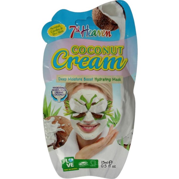 Montagne 7th Heaven gezichtmasker creamy coconut (15 Milliliter)