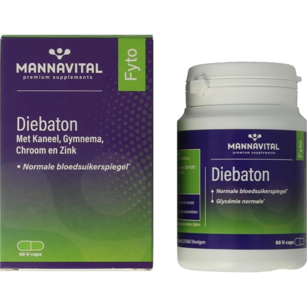 Mannavital Diebaton (60 Vegetarische capsules)