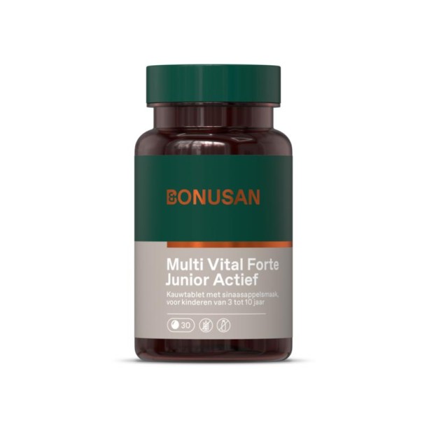 Bonusan Multi Vital Forte Junior Actief (30 Kauwtabletten)