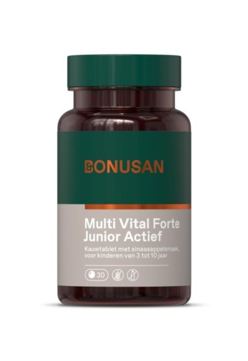 Bonusan Multi Vital Forte Junior Actief (30 Kauwtabletten)