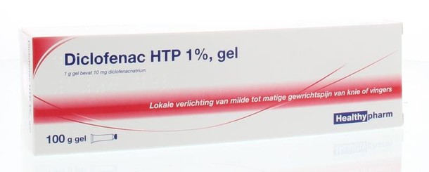 Healthypharm Diclofenac HTP 1% gel (100 Gram)