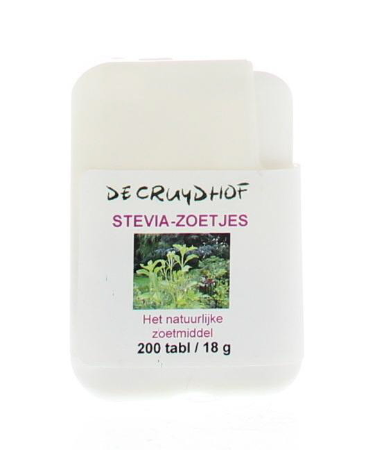 Cruydhof Stevia extract zoetjes dispenser (200 Tabletten)