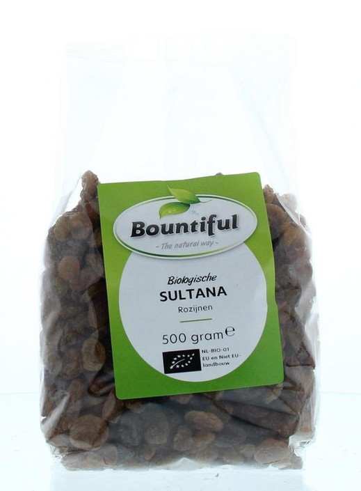 Bountiful Sultana rozijnen bio (500 Gram)