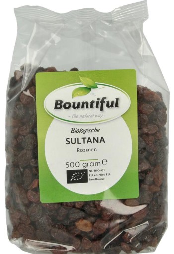 Bountiful Sultana rozijnen bio (500 Gram)