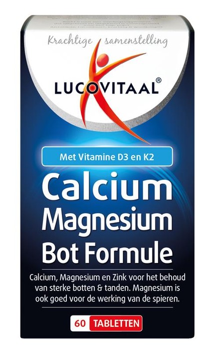 Lucovitaal Calcium magnesium botformule (60 Tabletten)