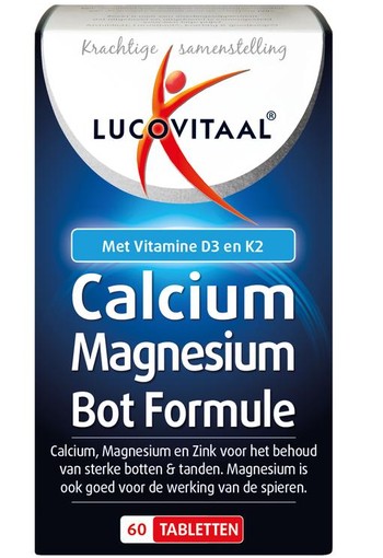 Lucovitaal Calcium magnesium botformule (60 Tabletten)