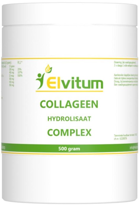 Elvitum Collageen complex (500 Gram)