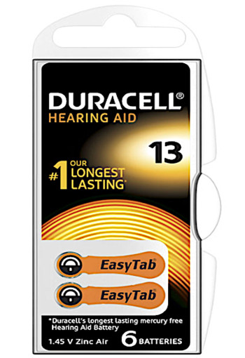 Dura­cell Hea­ring aid 13 du­ra­lock 6 stuks