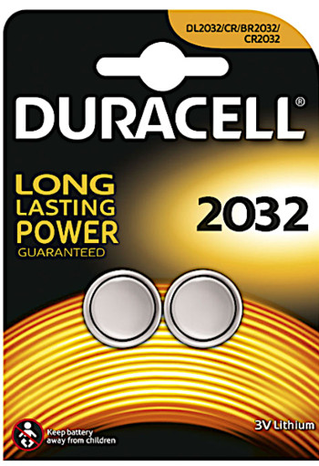 Dura­cell Li­thi­um bat­te­rij 2032 du­ra­lock 2 stuks