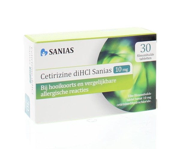 Sanias Cetirizine 10 mg DICHL (30 Tabletten)