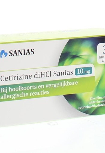 Sanias Cetirizine 10 mg DICHL (30 Tabletten)