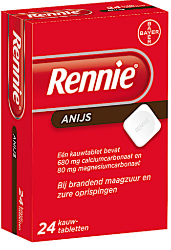 Ren­nie Anijs kauw­ta­blet­ten 24 stuks
