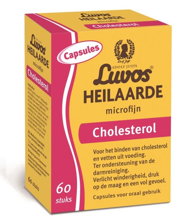 Luvos Heilaarde microfijn cholesterol (60 Capsules)