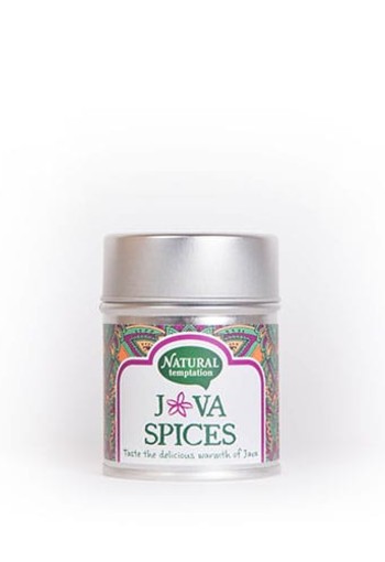 Nat Temptation Java spices blikje natural spices bio (55 Gram)