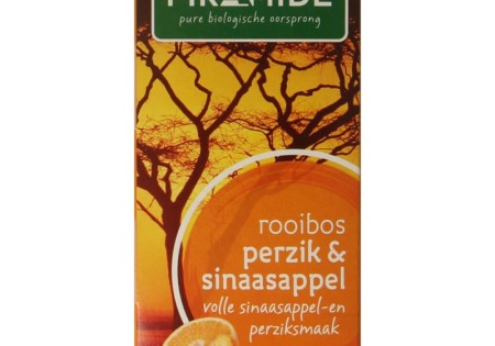 Piramide Rooibos perzik sinaasappel thee bio (20 Zakjes)