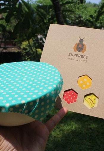 Superbee Beeswraps beginnerset duurzame folie (1 Set)