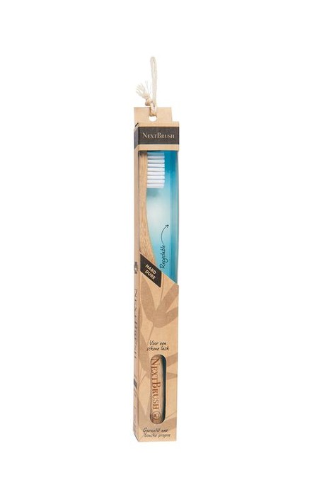 Nextbrush Bamboe tandenborstel hard (1 Stuks)