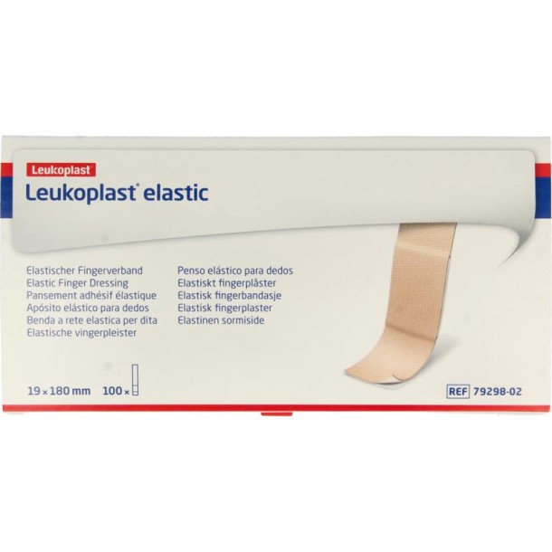 Leukoplast Vingerpleister elastic (100 Stuks)