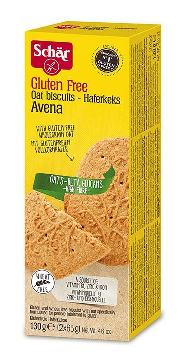 Dr Schar Haver biscuits glutenvrij (130 Gram)