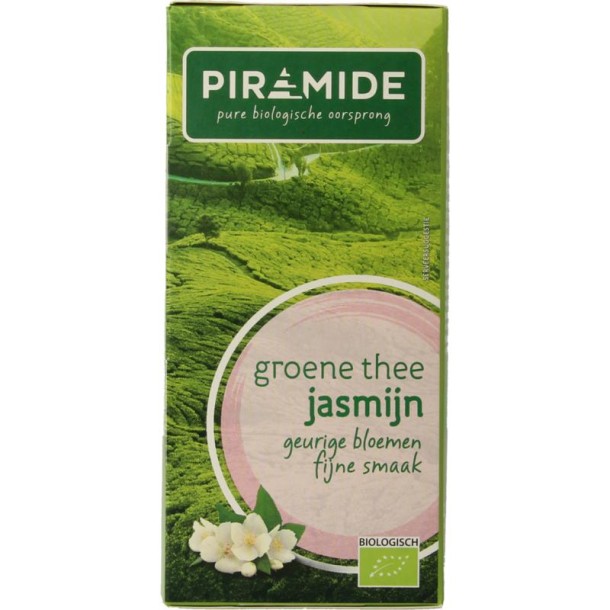 Piramide Groene thee & jasmijn eko bio (20 Zakjes)
