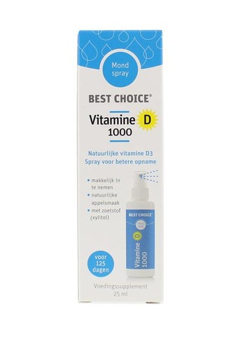 TS Choice Vitaminespray vitamine D 1000 (25 Milliliter)