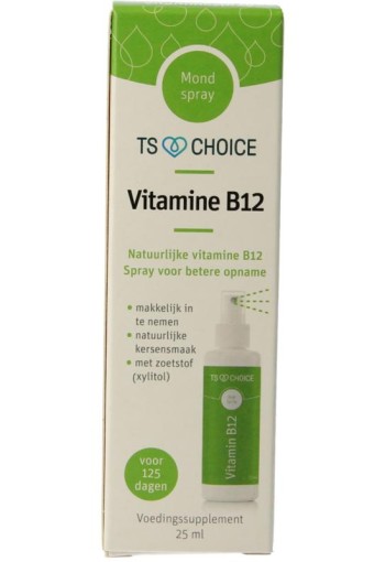 TS Choice Vitaminespray vitamine B12 bio (25 Milliliter)