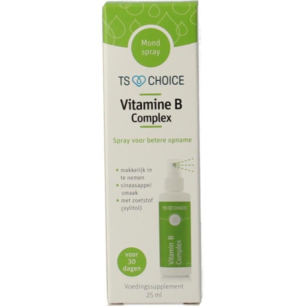 TS Choice Vitaminespray vitamine B complex (25 Milliliter)