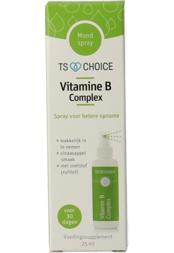 TS Choice Vitaminespray vitamine B complex (25 Milliliter)