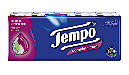 Tempo Complete care zakdoekjes 10 x 9 stuks
