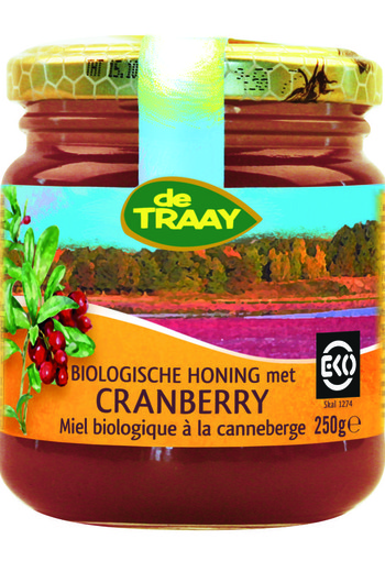 Traay Cranberry honing bio (250 Gram)