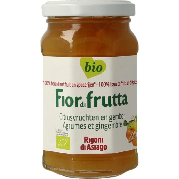 Fiordifrutta Citrusmix gemberjam bio (260 Gram)