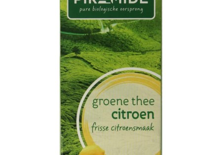 Piramide Groene thee met citroen bio (20 Zakjes)