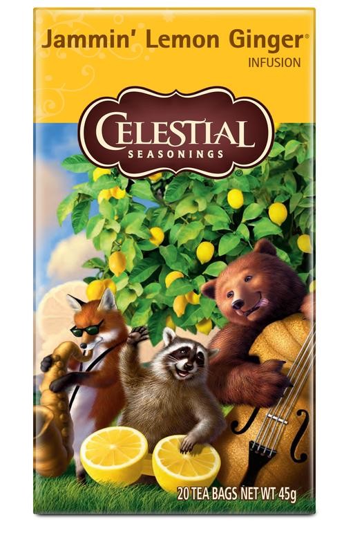 Celestial Season Jammin' lemon ginger tea (20 zakjes)