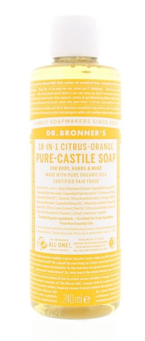 Dr Bronners Liquid soap citrus (240 Milliliter)