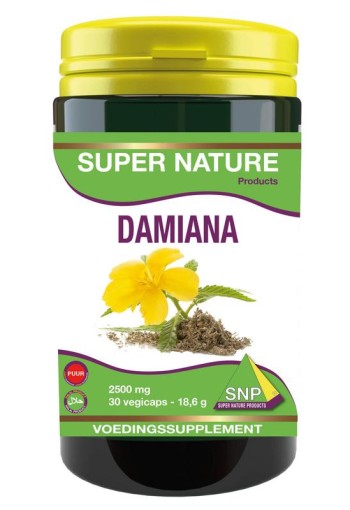 SNP Damiana extract 2500mg puur (30 Vegetarische capsules)