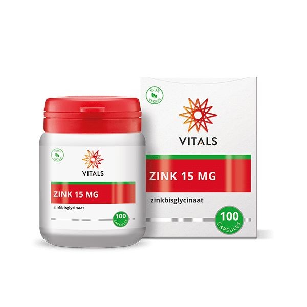 Vitals Zink 15mg (100 Capsules)